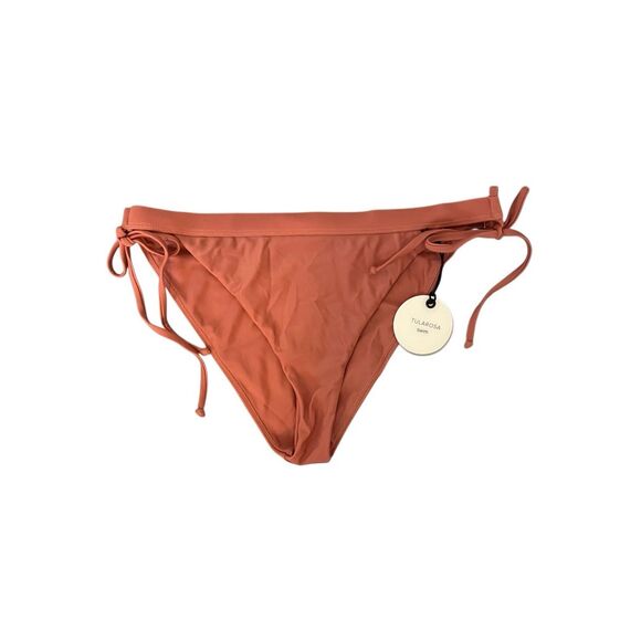 Tularosa Swim Revolve Melrose Mauve‎ Side Tie Bikini Bottoms Size Large NWT - Picture 1 of 3